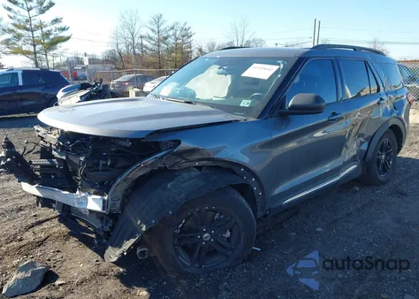 2021 Ford Explorer Xlt from USA, damaged, VIN 1FMSK8DH3MGA10421